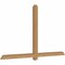 Ekena Millwork Eugene Smooth Timber Gable Bracket, Western Red Cedar, 84"W x 49"H x 3 1/2"D x 3 1/2"F, 14/12 Pitch GBW084X49X0404EUG00SWR - alternate 3